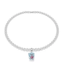 Kép 5/6 - Swarovski Idyllia F Charm: Charm Medve Aqua/Rhs