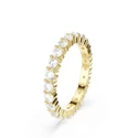 Kép 2/4 - Swarovski Matrix: Gyűrű Gold Shiny White/Gos 58