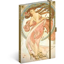 Realsystem Design notesz, vonalas - Alphonse Mucha - Dance