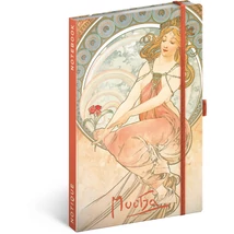 Realsystem Design notesz, vonalas - Alphonse Mucha - Painting