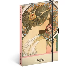 Realsystem Design notesz, pontozott - Alphonse Mucha - Primrose