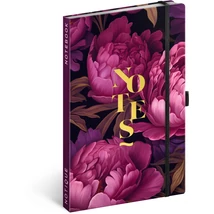 Realsystem Design notesz, vonalas - Purple Flowers