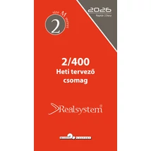 Realsystem éves heti kiegészítő csomag M, 2026 - fehér