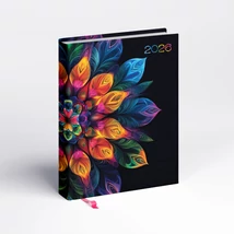 Realsystem Librobello - Kalendárium hölgyeknek 3D lakk+élfestés, 2026 - Mandala