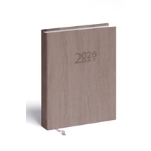 Realsystem 2-Day B/6 kétnapi zsebnaptár, 2026 - Drapp