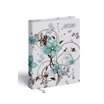 Realsystem 2-Day B/6 kétnapi zsebnaptár, 2026 - Virágminta