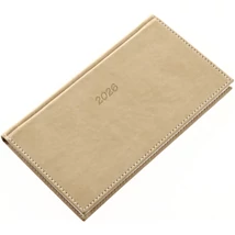 Realsystem Bolero fekvő zsebnaptár, 2026 - Drapp