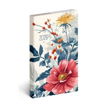 Realsystem Flexi álló zsebnaptár, 2026 - Floral