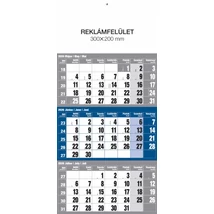 Realsystem Speditőr naptár, 12 lapos, 2026 - Kék