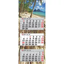 Realsystem Speditőr naptár, 3 részes, 2026 - Szigetek