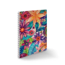 Realsystem Spirál SP 1 heti A/5 heti naptár, 2026 - Akvarell