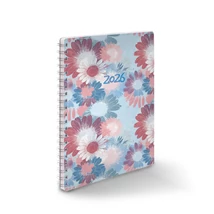 Realsystem Spirál SP 1 heti A/5 heti naptár, 2026 - Virágok