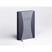 Realsystem Prémium "A" A/5 napi naptár, 2026 - Szürke