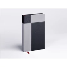 Realsystem Prémium "M" A/5 napi naptár, 2026 - Fekete