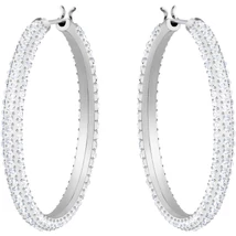 Swarovski Stone:Fülbevaló Hoop Cry/Rhs