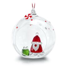 Swarovski Holiday Cheers:Ball Ornament Santa Claus