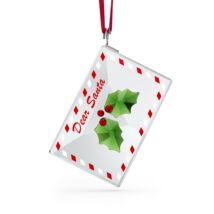 Swarovski Holiday Cheers: Ornament Letter To Santa