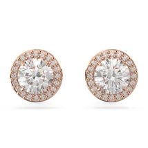 Swarovski Constella: Fülbevaló Stud Pave White/Ros