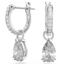 Swarovski Millenia: Fülbevaló Pear White/Rhs