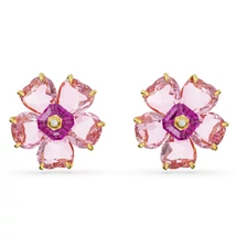 Swarovski Florere: Fülbevaló Pink/Gos