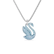 Swarovski Iconic Swan: Fülbevaló Blue Rc05/Rhs