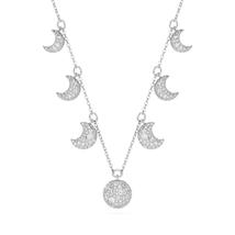 Swarovski Luna: Nyaklánc Cre/Rhs