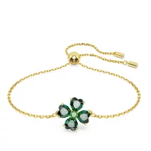Swarovski Idyllia: Karkötő Clover Gre/Gos M