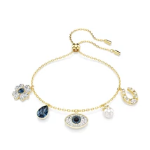 Swarovski Symbolica: Karkötő Blu/Gos M