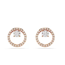 Swarovski Constella: Fülbevaló Stud Cz White/Ros