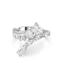 Swarovski Matrix: Gyűrű Whi/Rhs 55