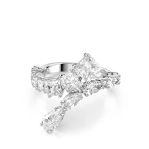 Swarovski Matrix: Gyűrű Whi/Rhs 58