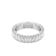 Swarovski Matrix: Gyűrű White/Rhs 55