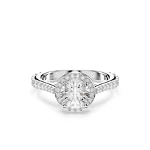 Swarovski Una Angelic: Gyűrű Rnd Angelic White/Rhs 55
