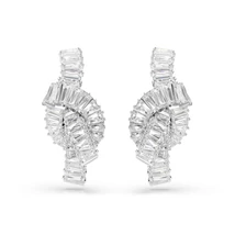 Swarovski Matrix: Fülbevaló Knot Whi/Rhs