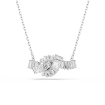 Swarovski Matrix: Nyaklánc Knot Whi/Rhs