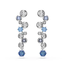 Swarovski Constella: Fülbevaló Blu/Rhs