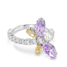 Swarovski x Ariana Grande Dragonfly Kapszula: Gyűrű Motif Mul/Rhs 52