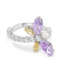Swarovski x Ariana Grande Dragonfly Kapszula: Gyűrű Motif Mul/Rhs 58