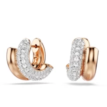 Swarovski Dextera: Fülbevaló Hoop Whi/Ros