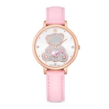 Swarovski Teddy: Óra Pink/White/Pro