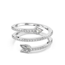 Swarovski Idyllia: Gyűrű Arrow Whi/Rhs 58