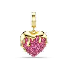 Swarovski Idyllia: Charm Heart Pin/Gos
