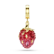 Swarovski Idyllia F Charm: Charm Eper Red/Gos