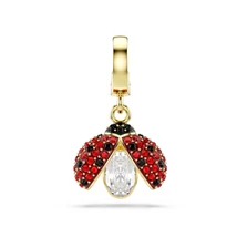 Swarovski Idyllia F Charm: Charm Katicabogár Red/Gos