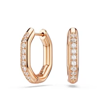Swarovski Dextera: Fülbevaló Mn Hoop Whi/Ros