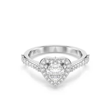 Swarovski Una: Gyűrű Hrt White/Rhs 55