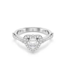 Swarovski Una: Gyűrű Hrt White/Rhs 50