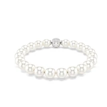 Swarovski Matrix: Karkötő Prl Magnet Whi/Rhs