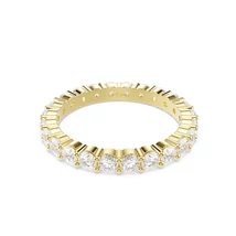 Swarovski Matrix: Gyűrű Gold Shiny White/Gos 55