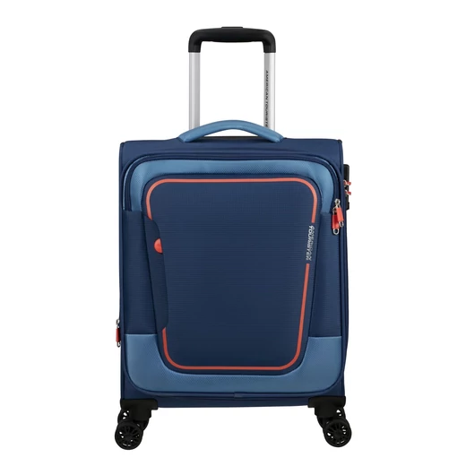 American Tourister Pulsonic Fedélzeti Spinner 55 cm, Bővíthető